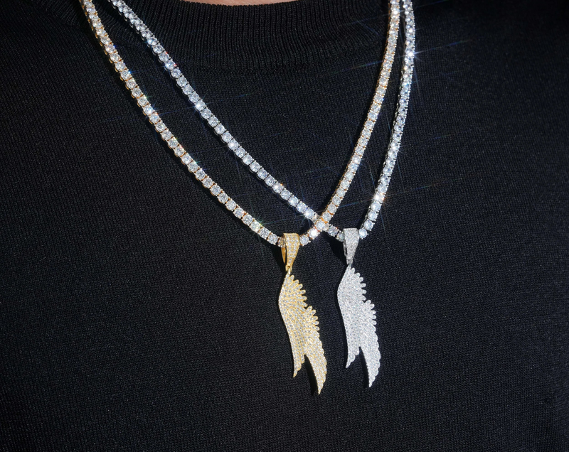 Corvanni Celestial Wing Pendant