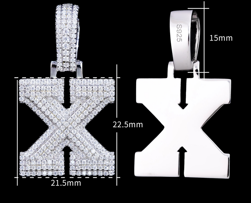 Corvanni Signature Initial Pendant