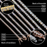 Corvanni Classic Tennis Bracelet (2mm / 3mm / 4mm / 5mm / 6.5mm)