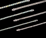 Corvanni Classic Round-Cut Tennis Bracelet (3mm / 4mm)