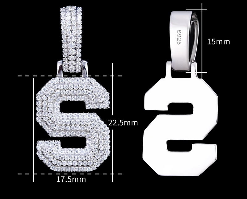 Corvanni Signature Initial Pendant