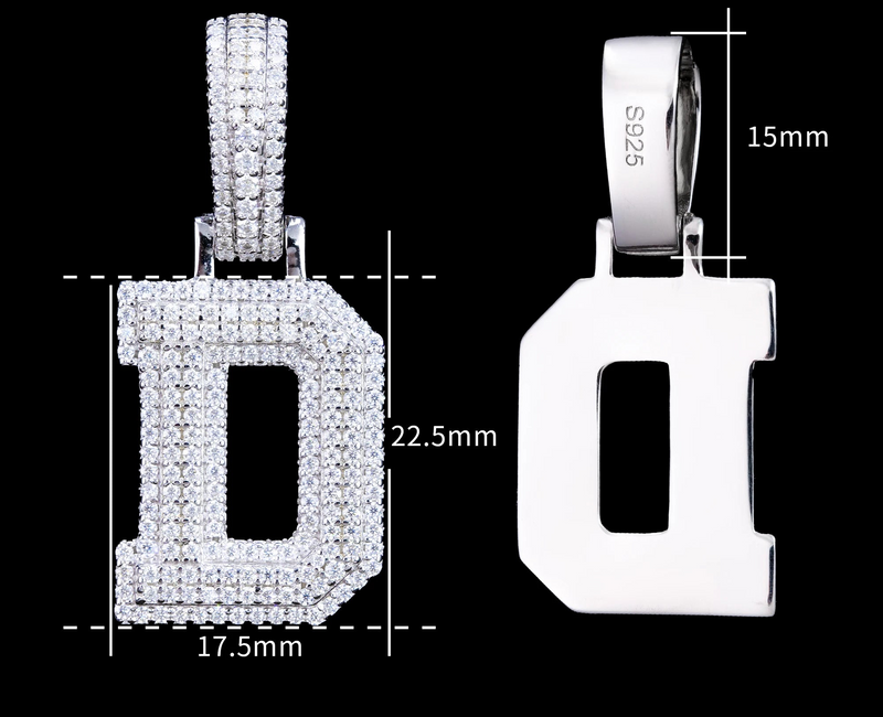 Corvanni Signature Initial Pendant