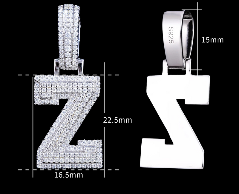 Corvanni Signature Initial Pendant