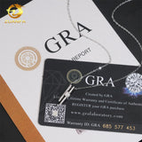 Fashion Jewelry 925 Sterling Silver Women Necklace Iced Out Moissanite Diamond Initial Necklace Pass Diamond Tester