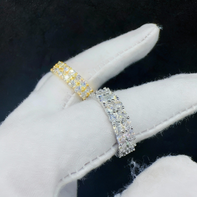 Corvanni Double Band Eternity Ring