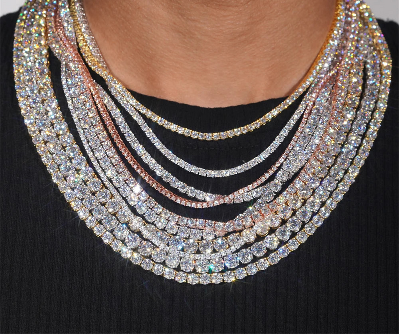 Corvanni Classic Tennis Chain (2mm / 3mm / 4mm / 5mm / 6.5mm)