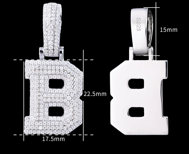 Corvanni Signature Initial Pendant