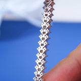 Corvanni Signature Square-Set Tennis Bracelet