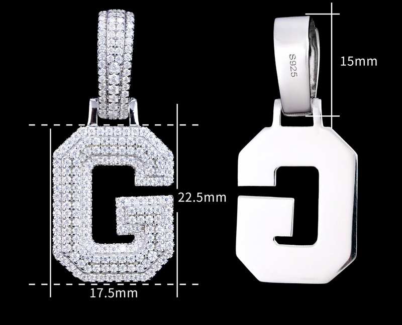 Corvanni Signature Initial Pendant