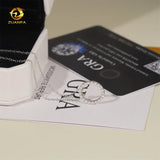 Fashion Women Jewelry Circle Moissanite Diamond Necklace Pendant Sterling Silver 925 Iced Out Charm Necklace