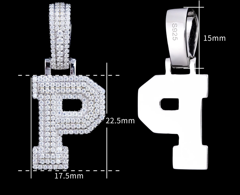 Corvanni Signature Initial Pendant