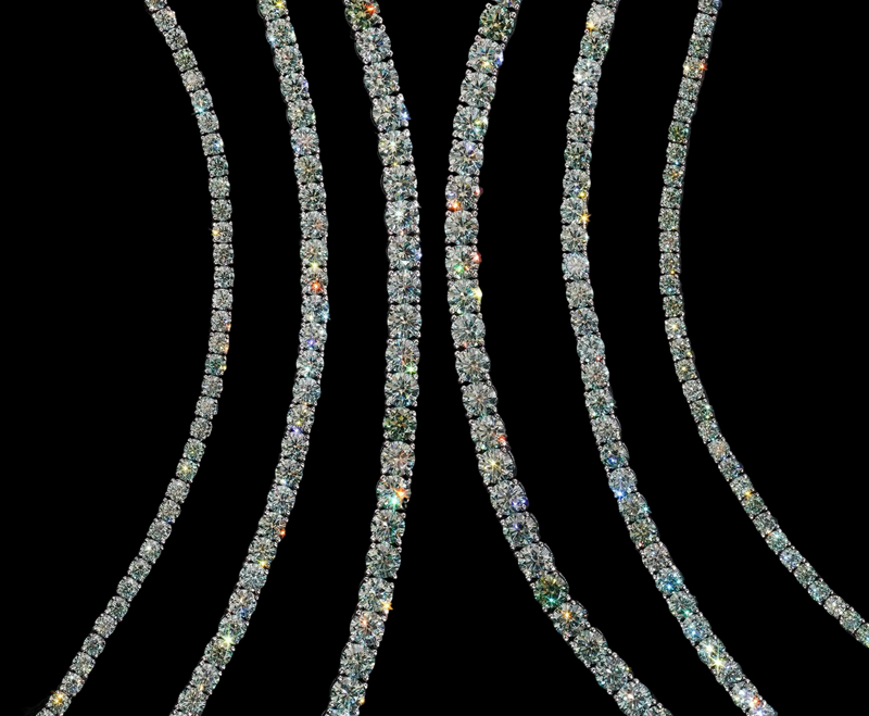 Corvanni Classic Round-Cut Tennis Bracelet (3mm / 4mm)