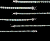 Corvanni Classic Round-Cut Tennis Bracelet (3mm / 4mm)