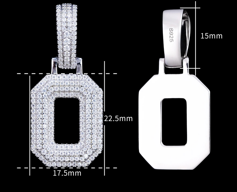 Corvanni Signature Initial Pendant