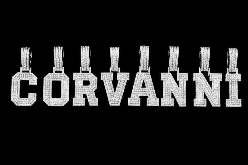 Corvanni Signature Initial Pendant
