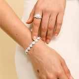 Corvanni Heart Link Bracelet