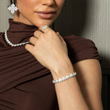 Corvanni Heart Link Bracelet