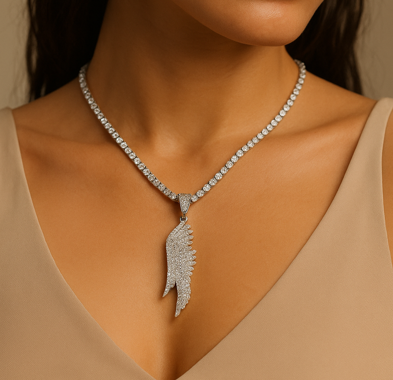 Corvanni Celestial Wing Pendant