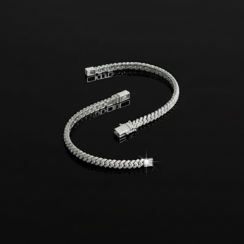 Corvanni Micro-Cuban Bracelet (5mm / 8mm / 10mm)