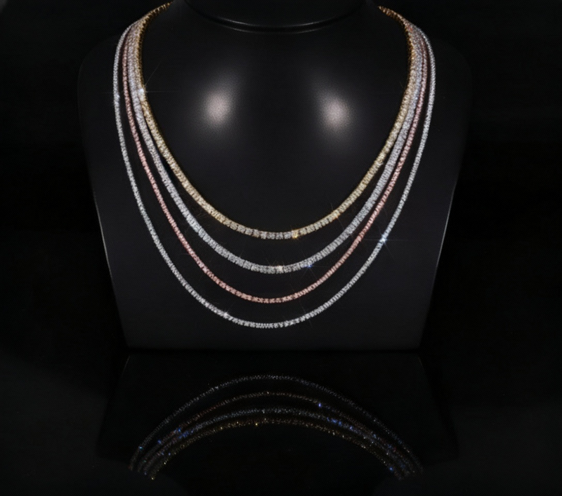 Corvanni Classic Tennis Chain (2mm / 3mm / 4mm / 5mm / 6.5mm)