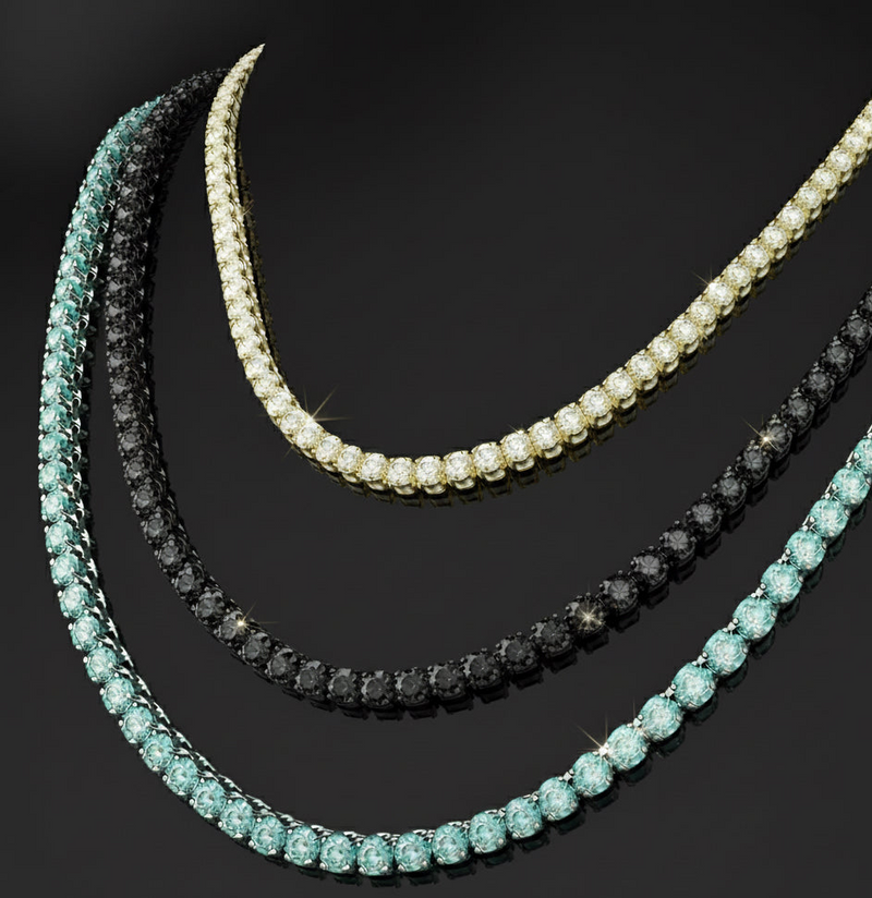 Corvanni Prism Tennis Chain (4mm / 5mm)