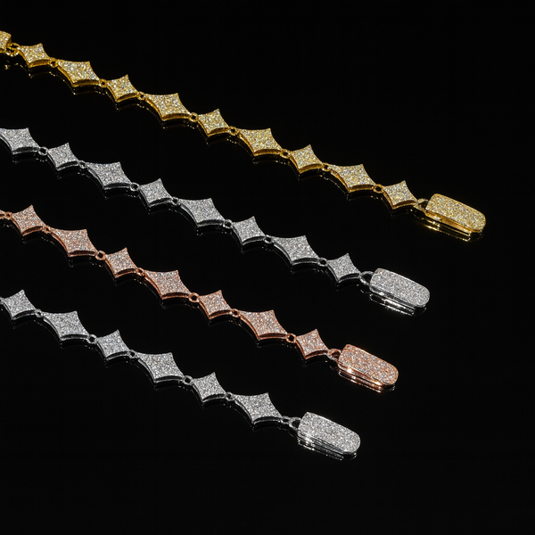 Corvanni Diamond Cut Necklace