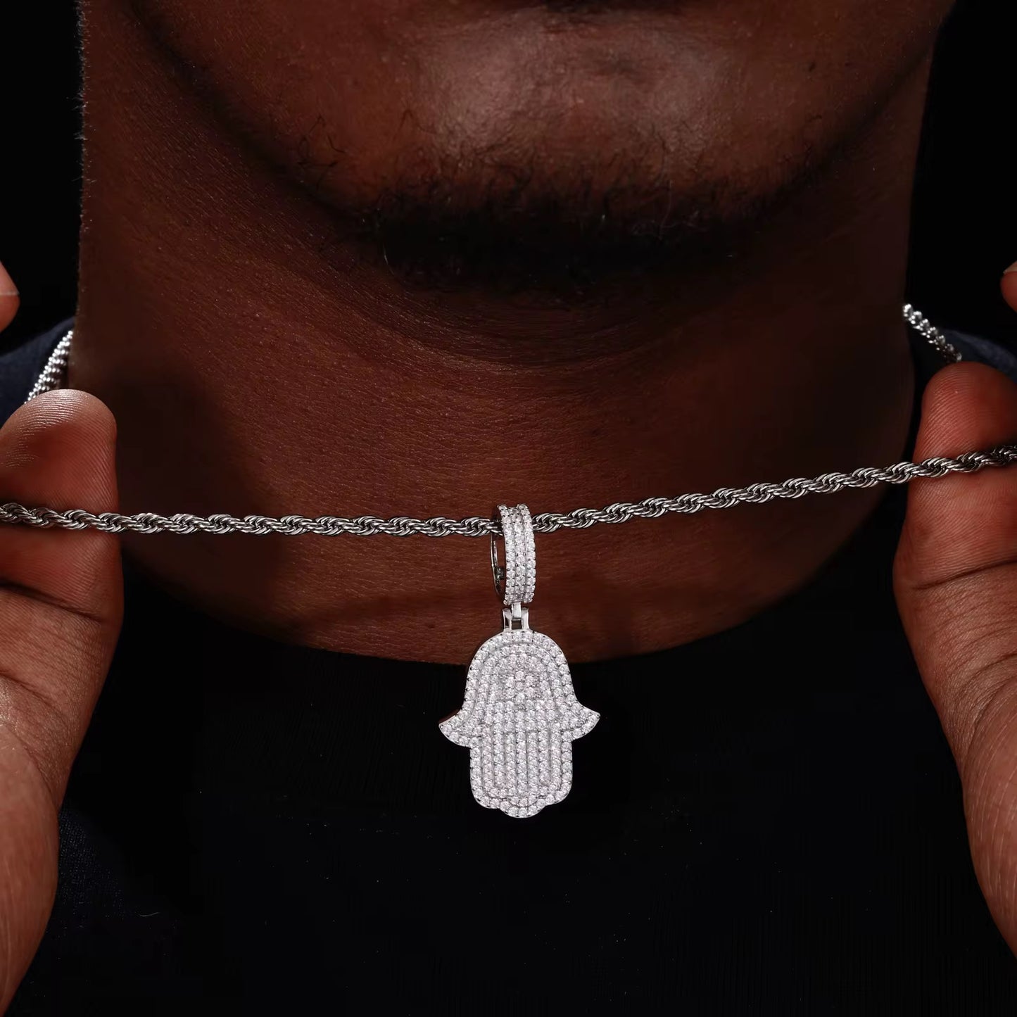 Guardian Hamsa Pendant