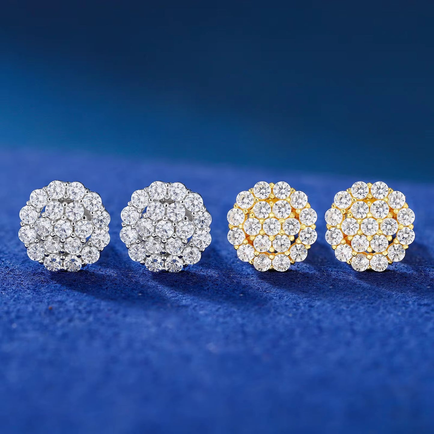 Celeste Stud Earrings Gold