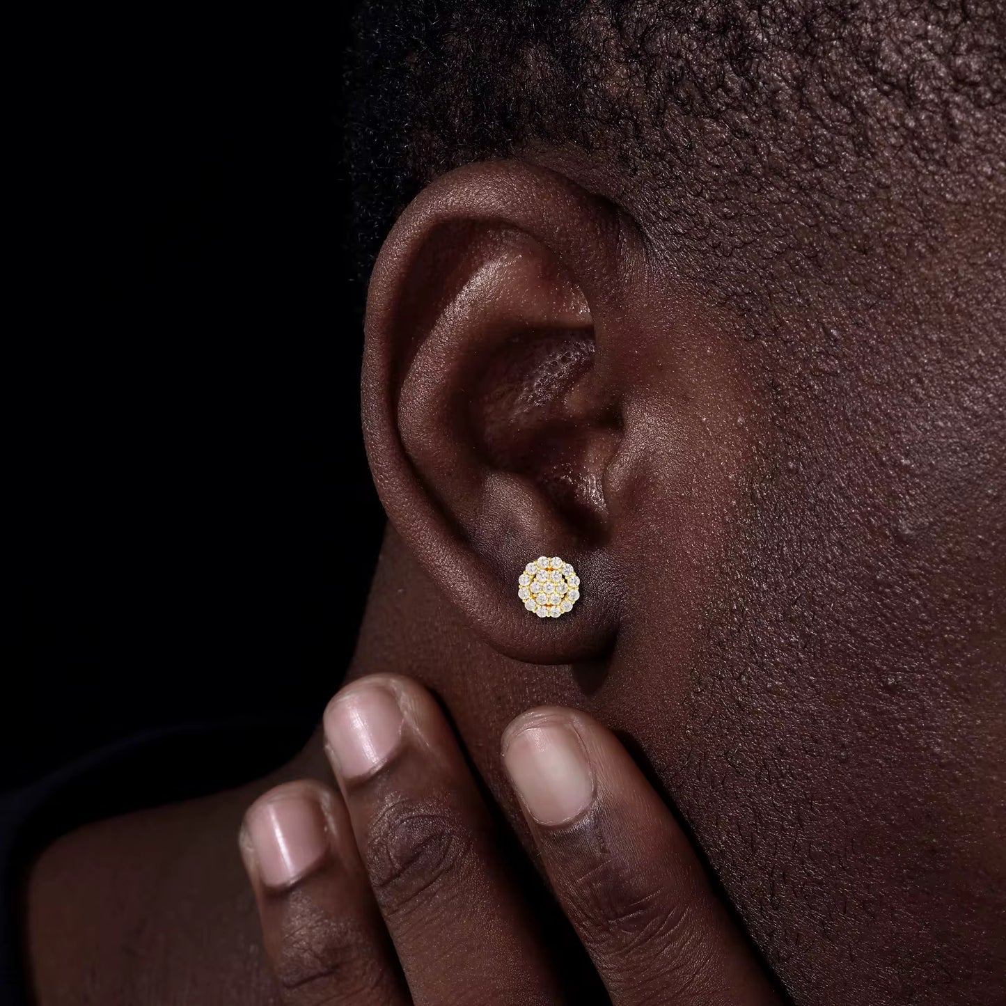 Celeste Stud Earrings Gold