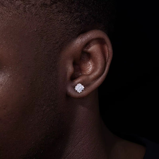 Halo Star Stud Earrings