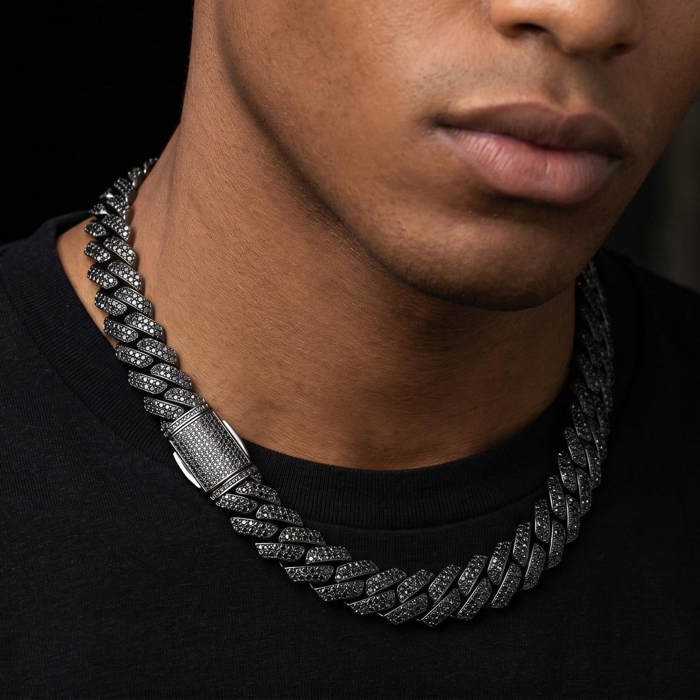 Black Cuban Link Chain