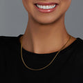 Women's Gold Micro Cuban Chain