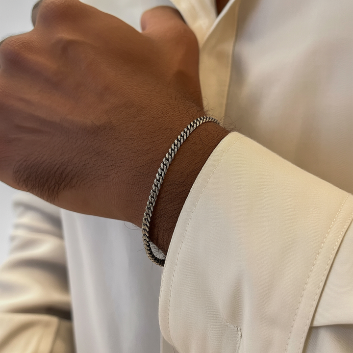 Cuban Link Bracelet Silver 5MM