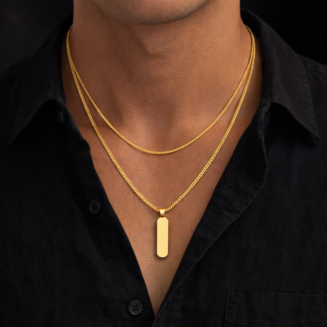 Minimal Pendant Set Gold