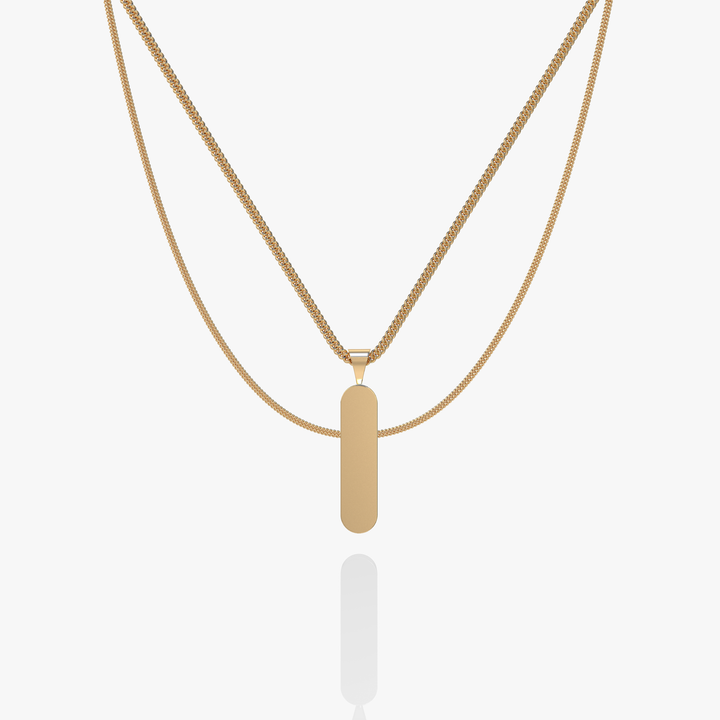 Minimal Pendant Set Gold