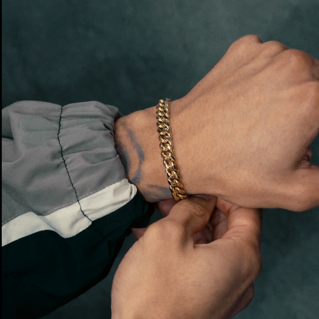 Cuban Link Bracelet Gold 8MM