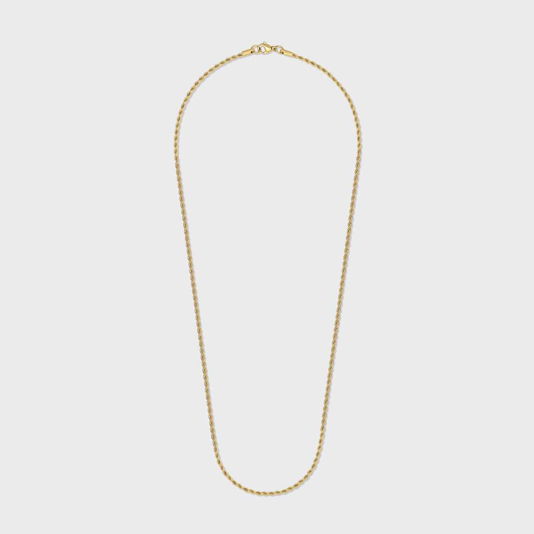 Women's Gold 2mm Rope Chain