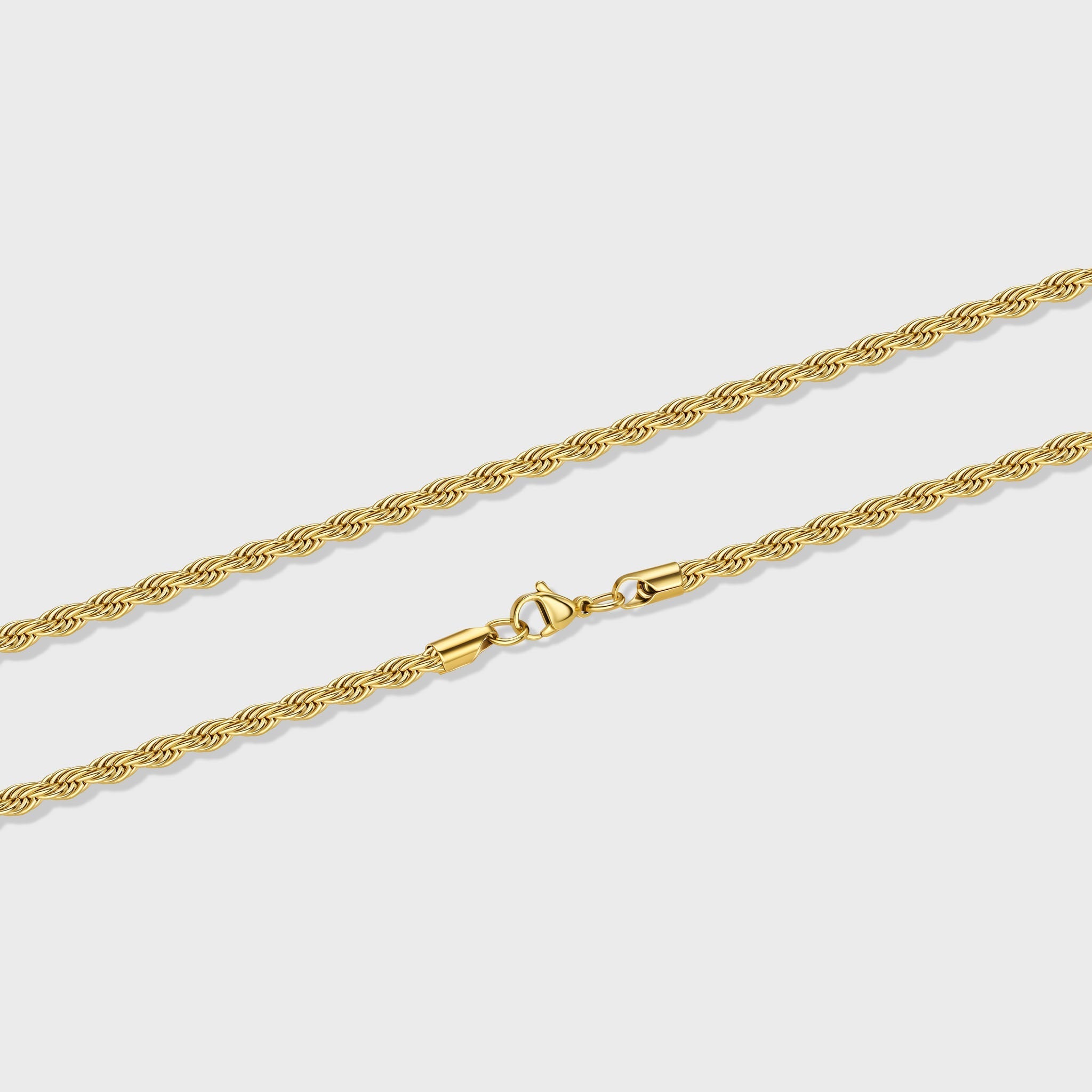 Women's Gold 4mm Rope Chain