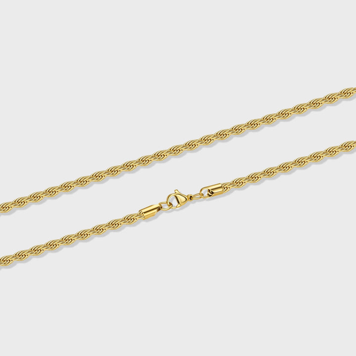 Women's Gold 4mm Rope Chain