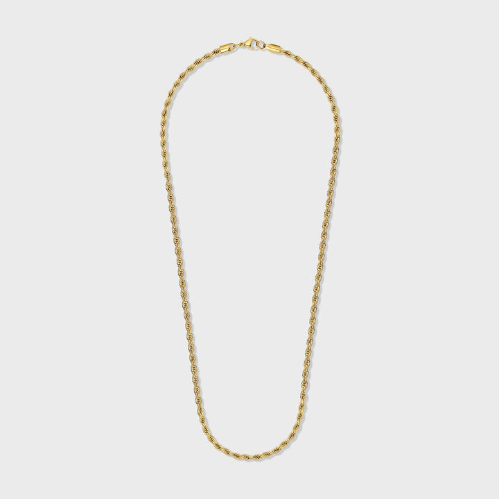 Women's Gold 4mm Rope Chain