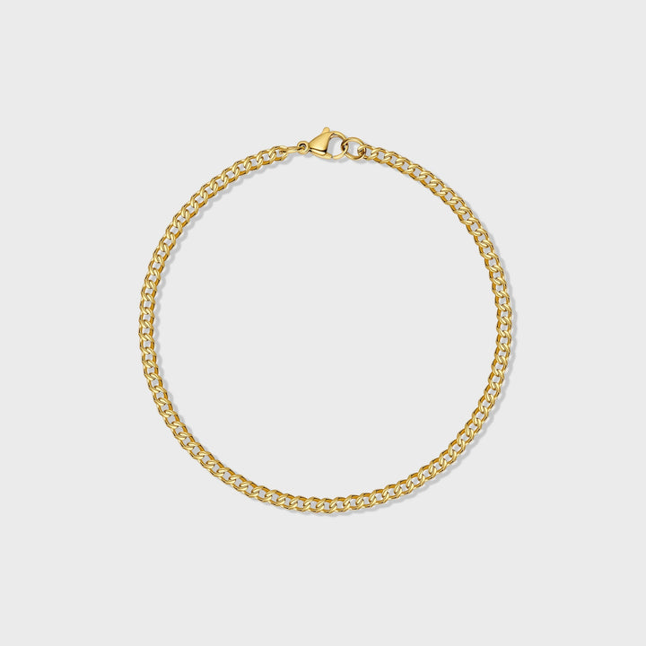 Women's Gold Micro Cuban Bracelet