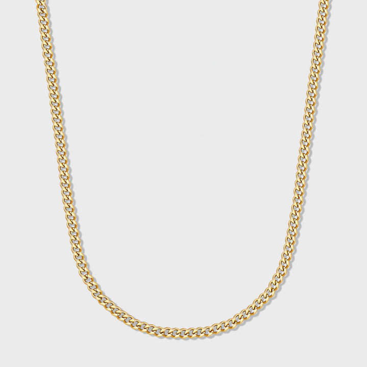 Women's Gold Micro Cuban Chain