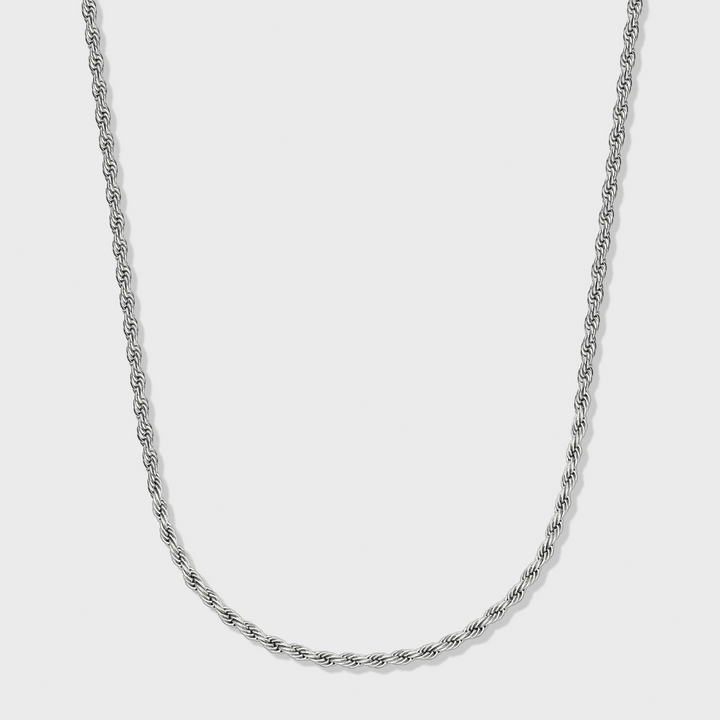 Women's Silver 2mm Rope Chain