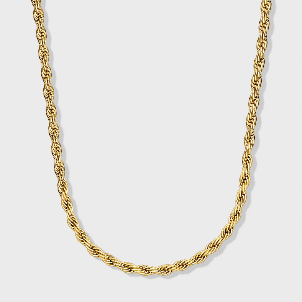 Women's Gold 4mm Rope Chain