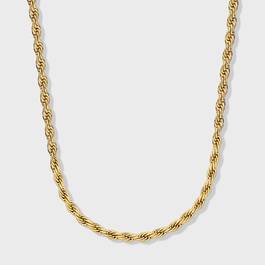 Women's Gold 4mm Rope Chain