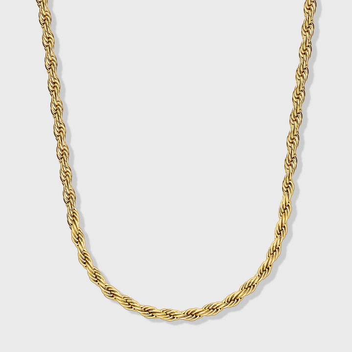 Women's Gold 4mm Rope Chain