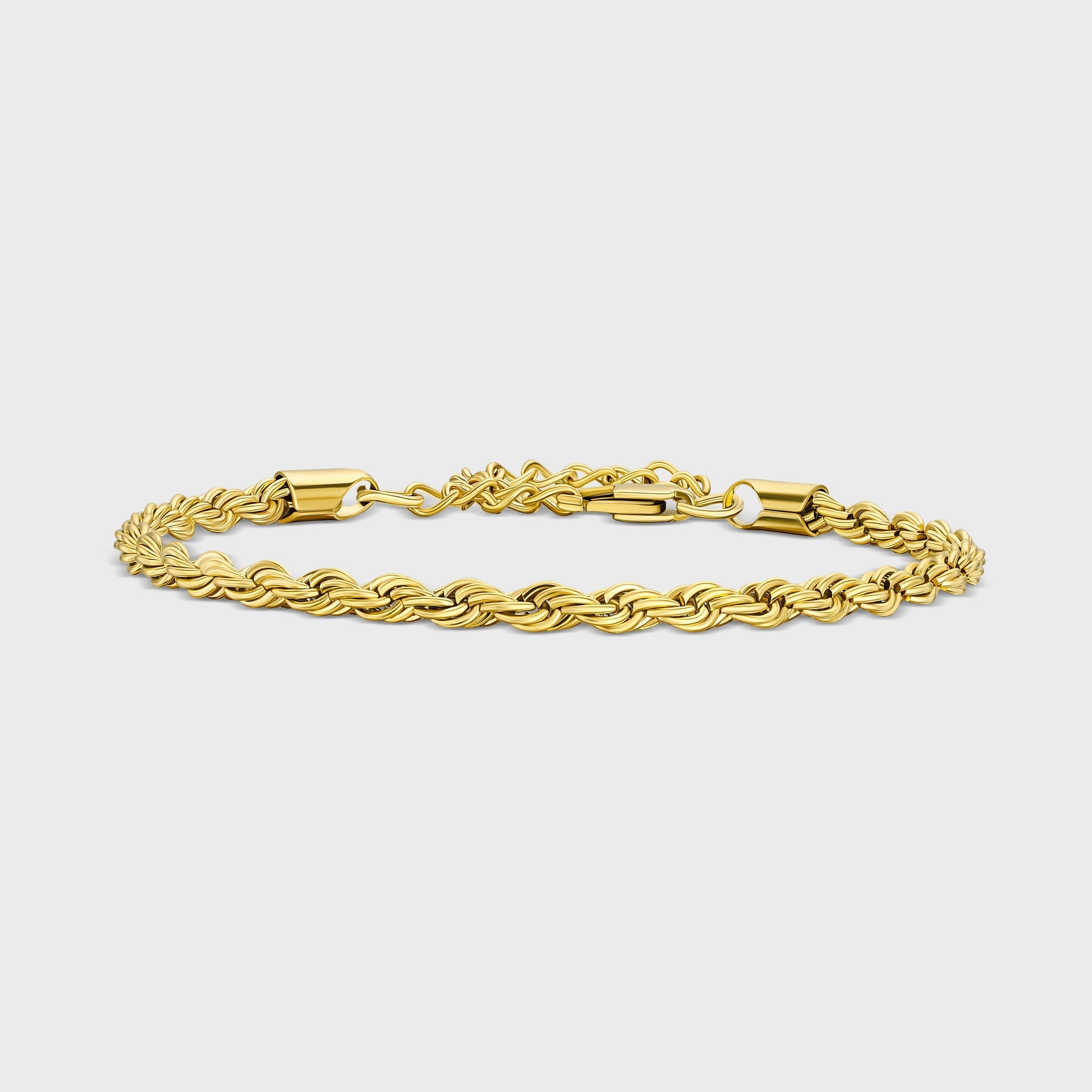 Women's Gold 4mm Rope Bracelet