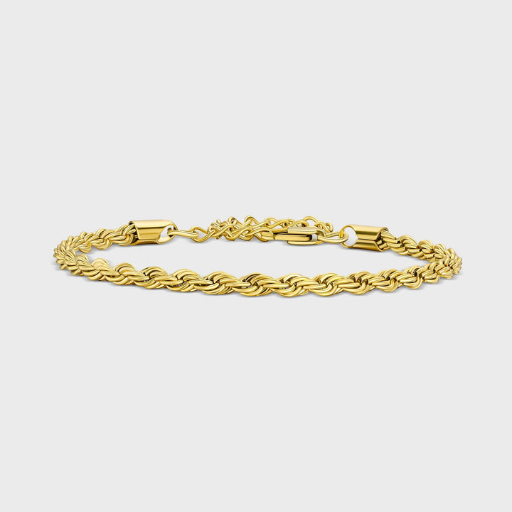 Women's Gold 4mm Rope Bracelet