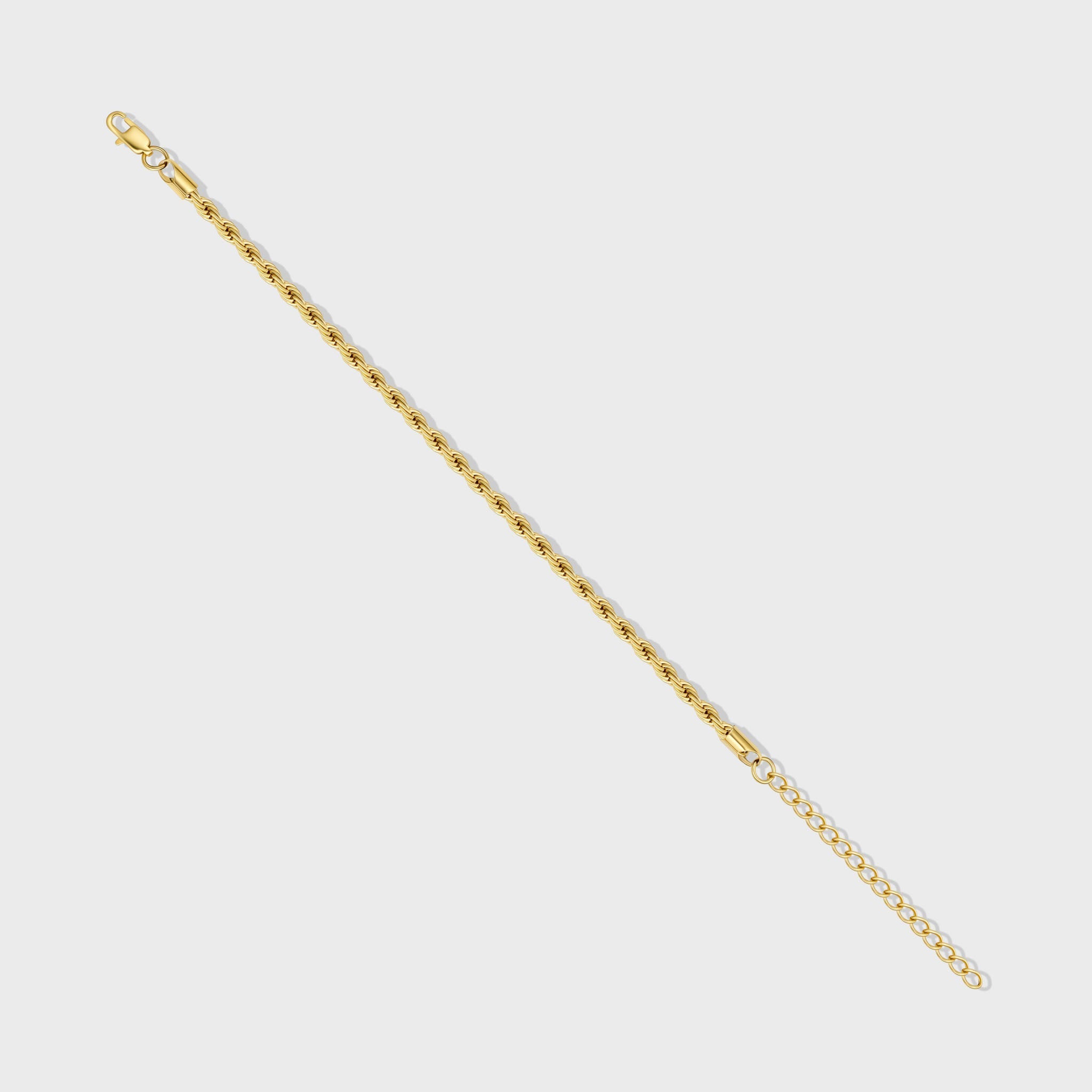 Women's Gold 4mm Rope Bracelet